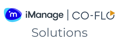 iManage Co-Flo Grey Solutions White Bkgd